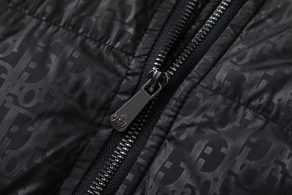 Removable jacquard down jacket