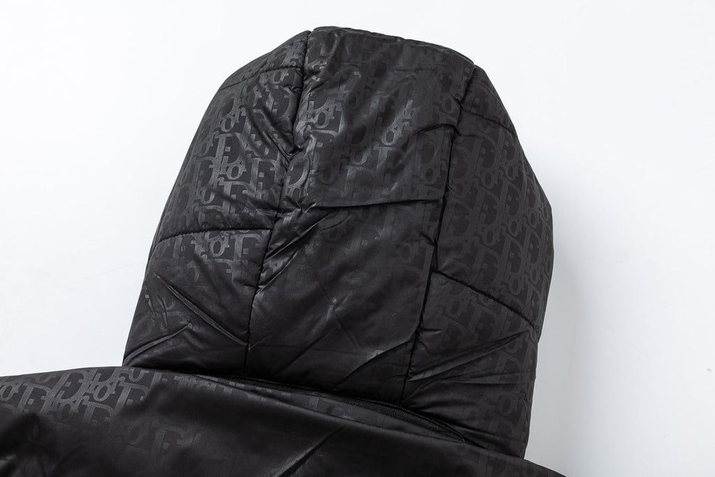 Removable jacquard down jacket