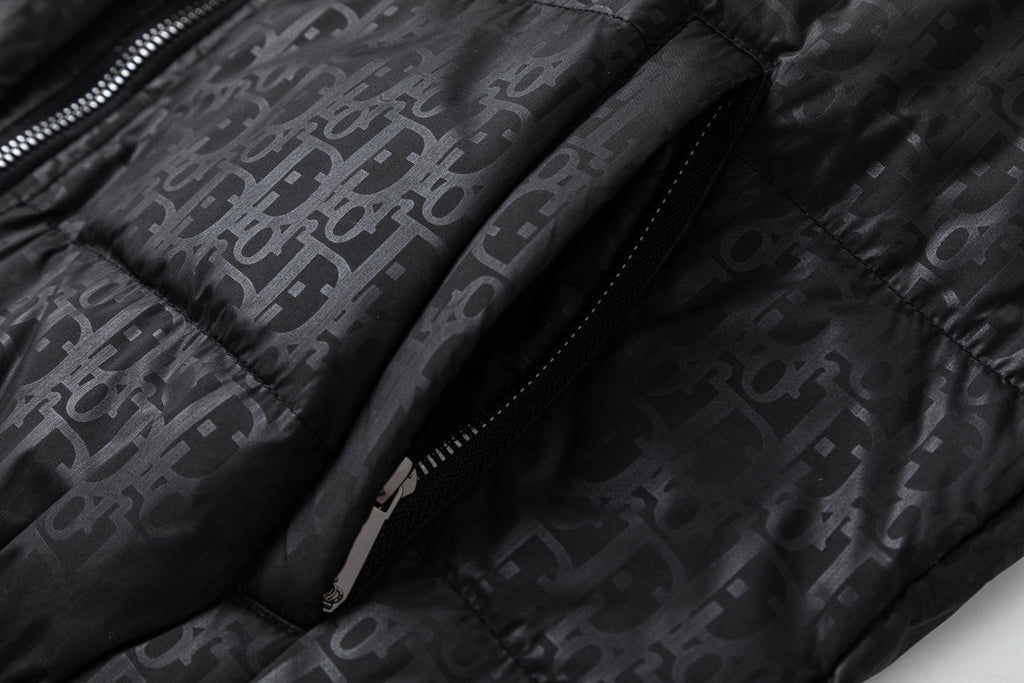 Removable jacquard down jacket