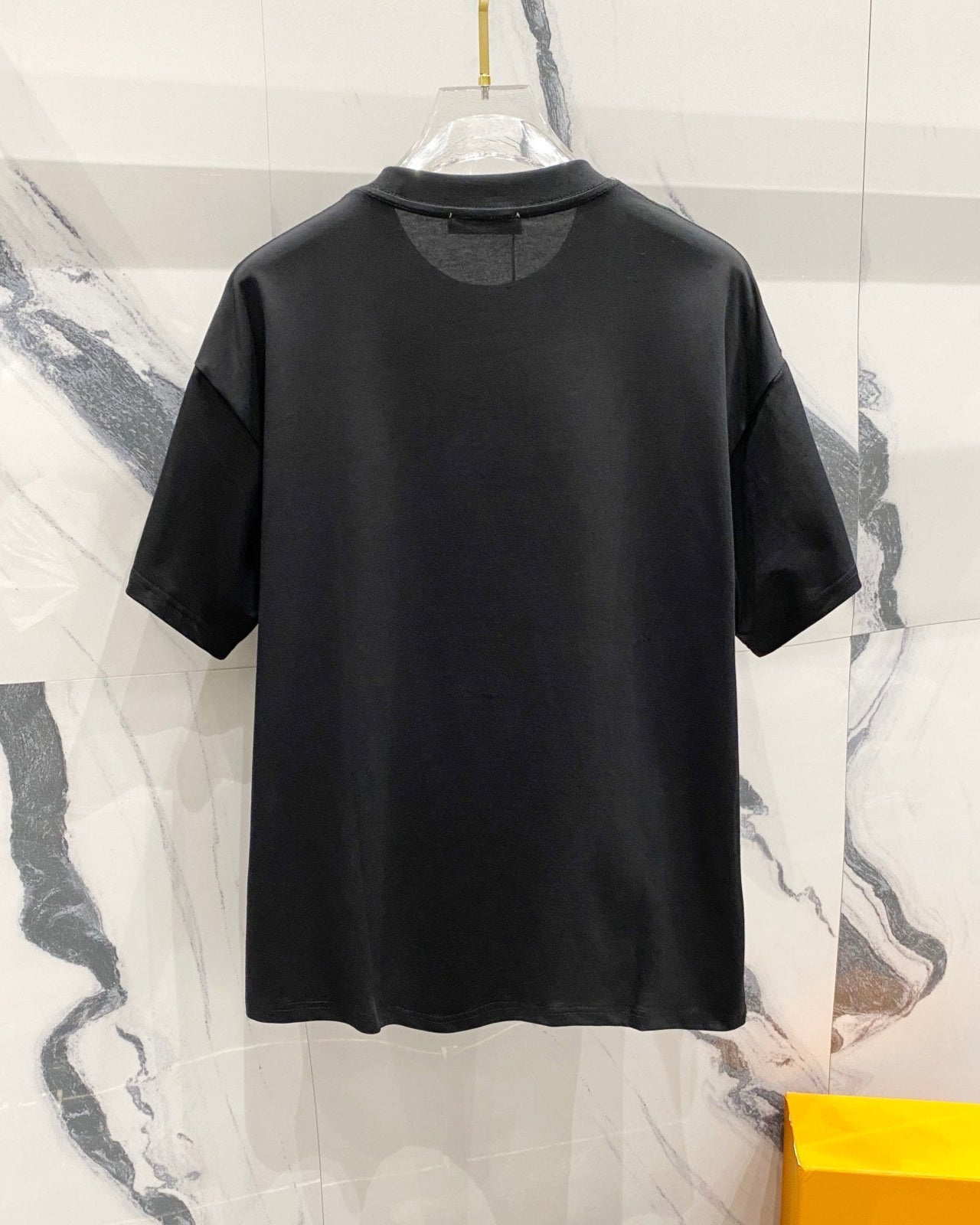 3D cotton crew neck T-shirt