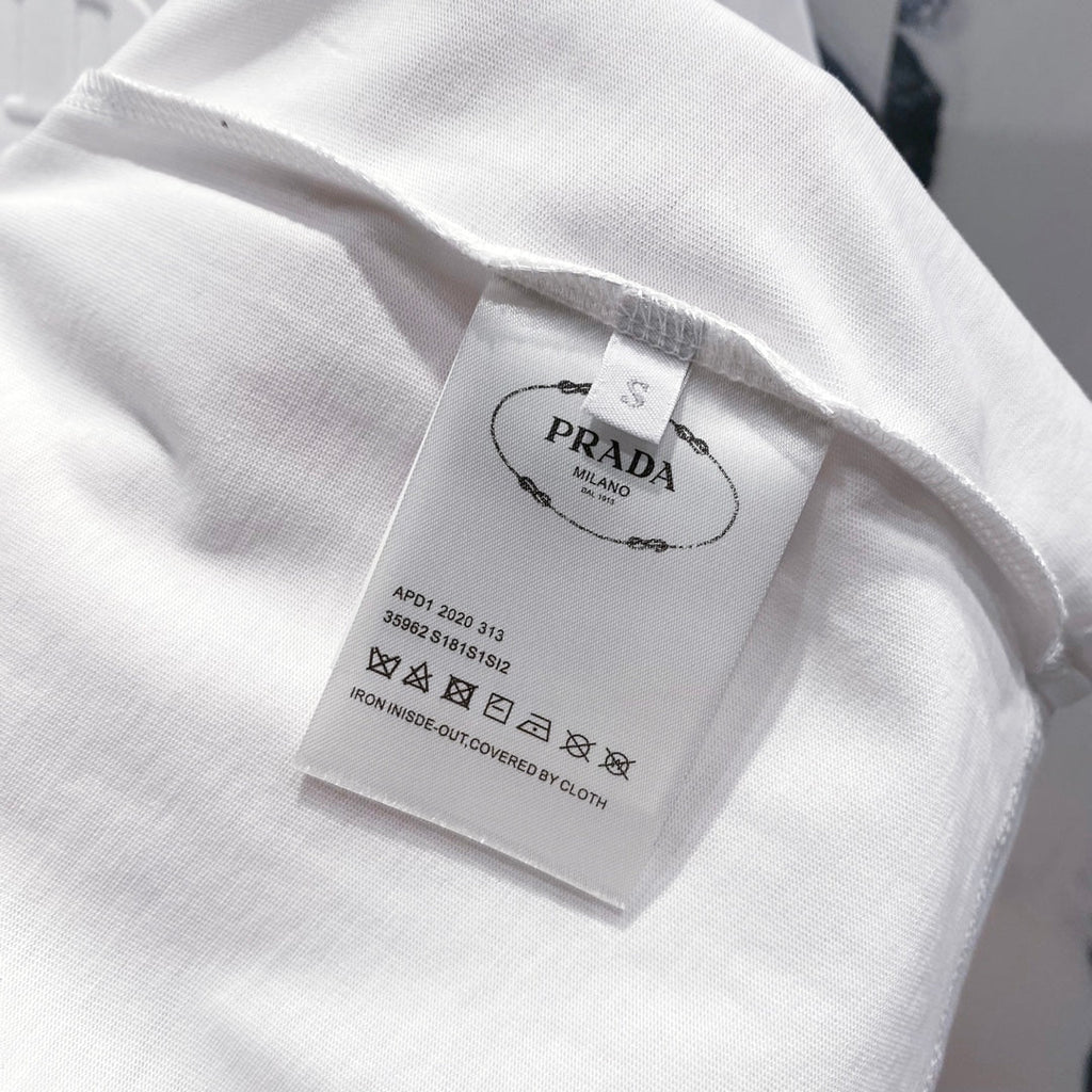 Three-dimensional embossed letter T-shirt