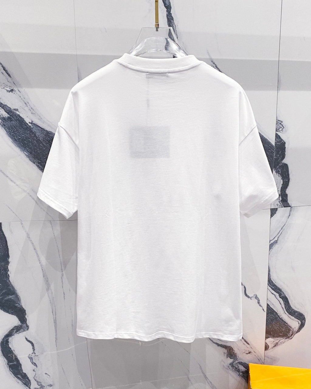 3D cotton crew neck T-shirt