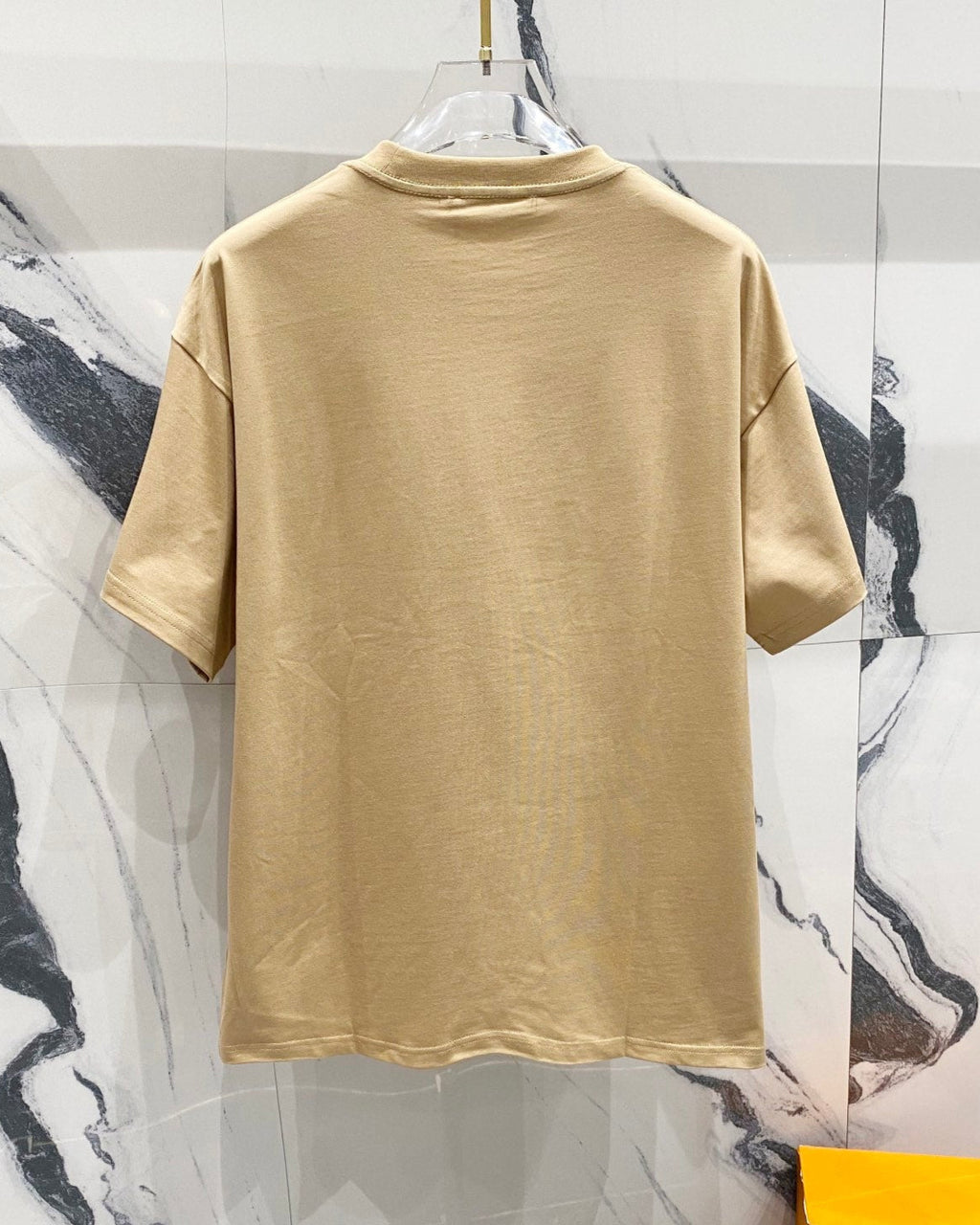 3D cotton crew neck T-shirt