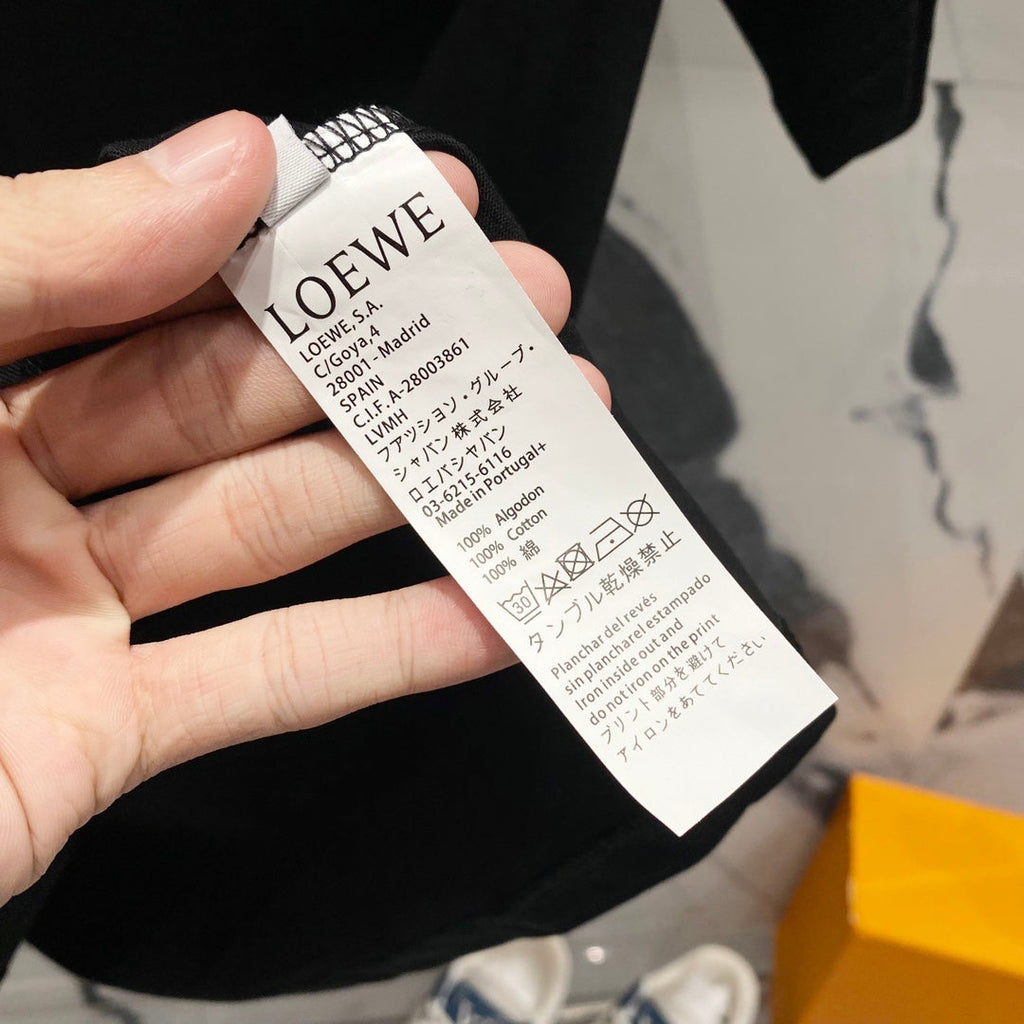 3D cotton crew neck T-shirt