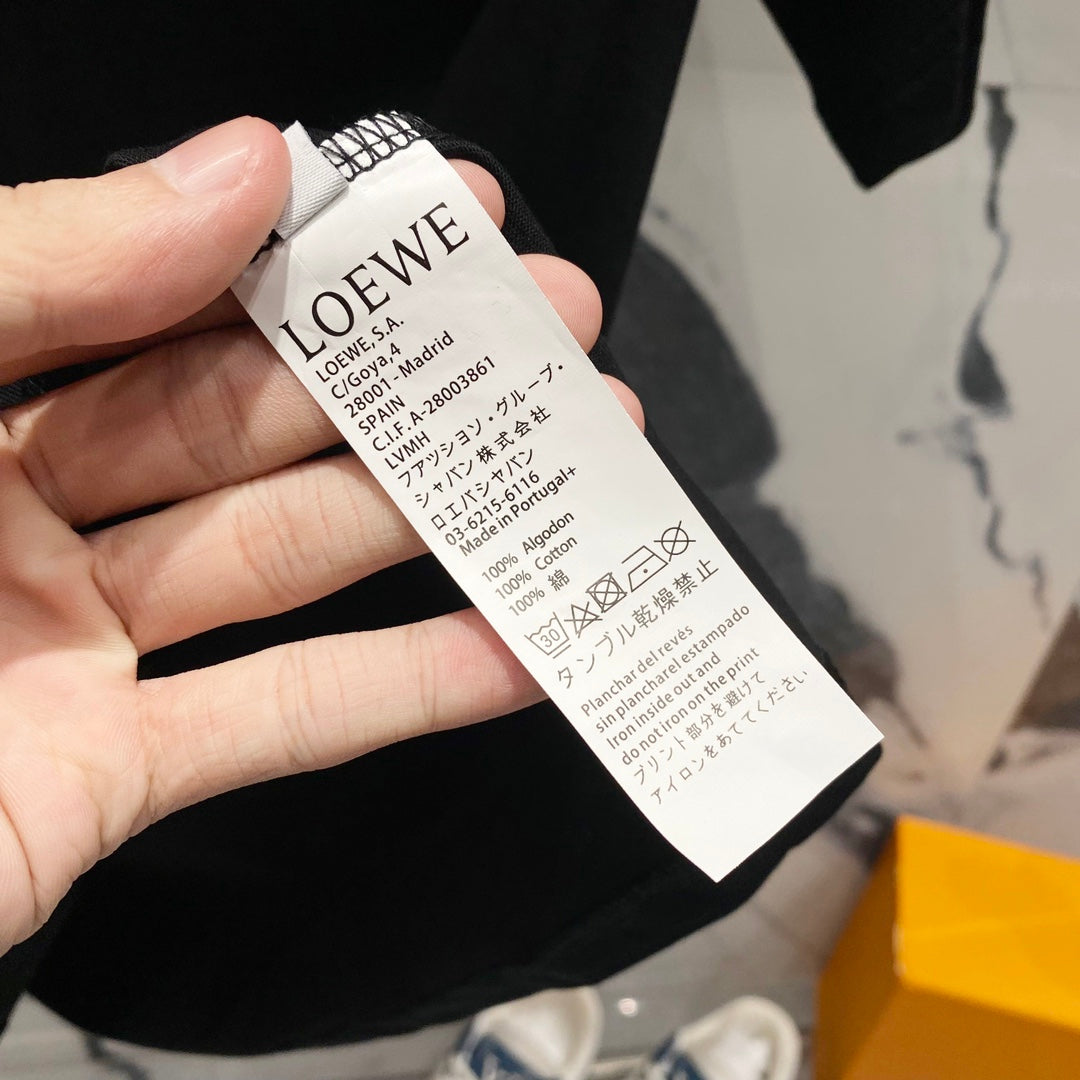 3D cotton crew neck T-shirt