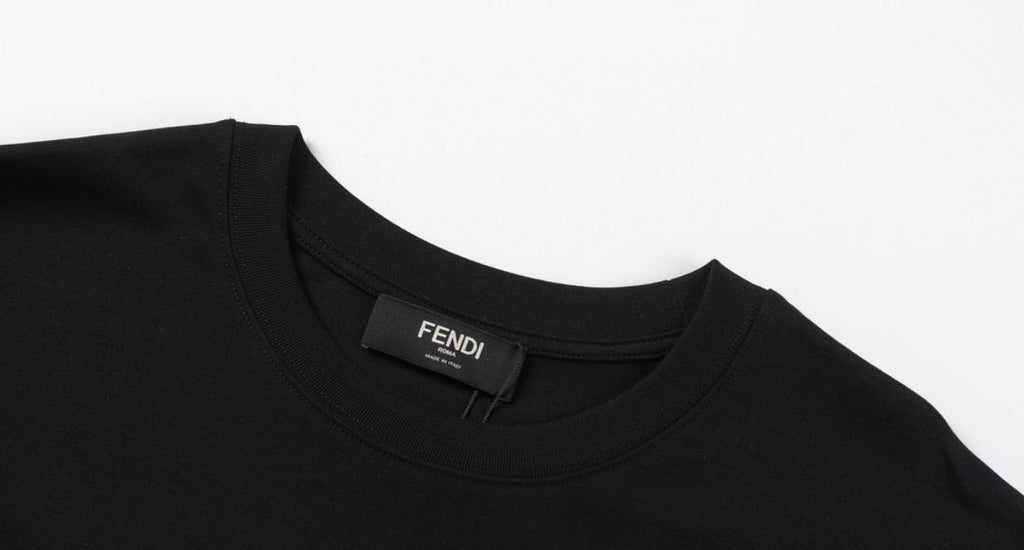 Embroidered print T-shirt