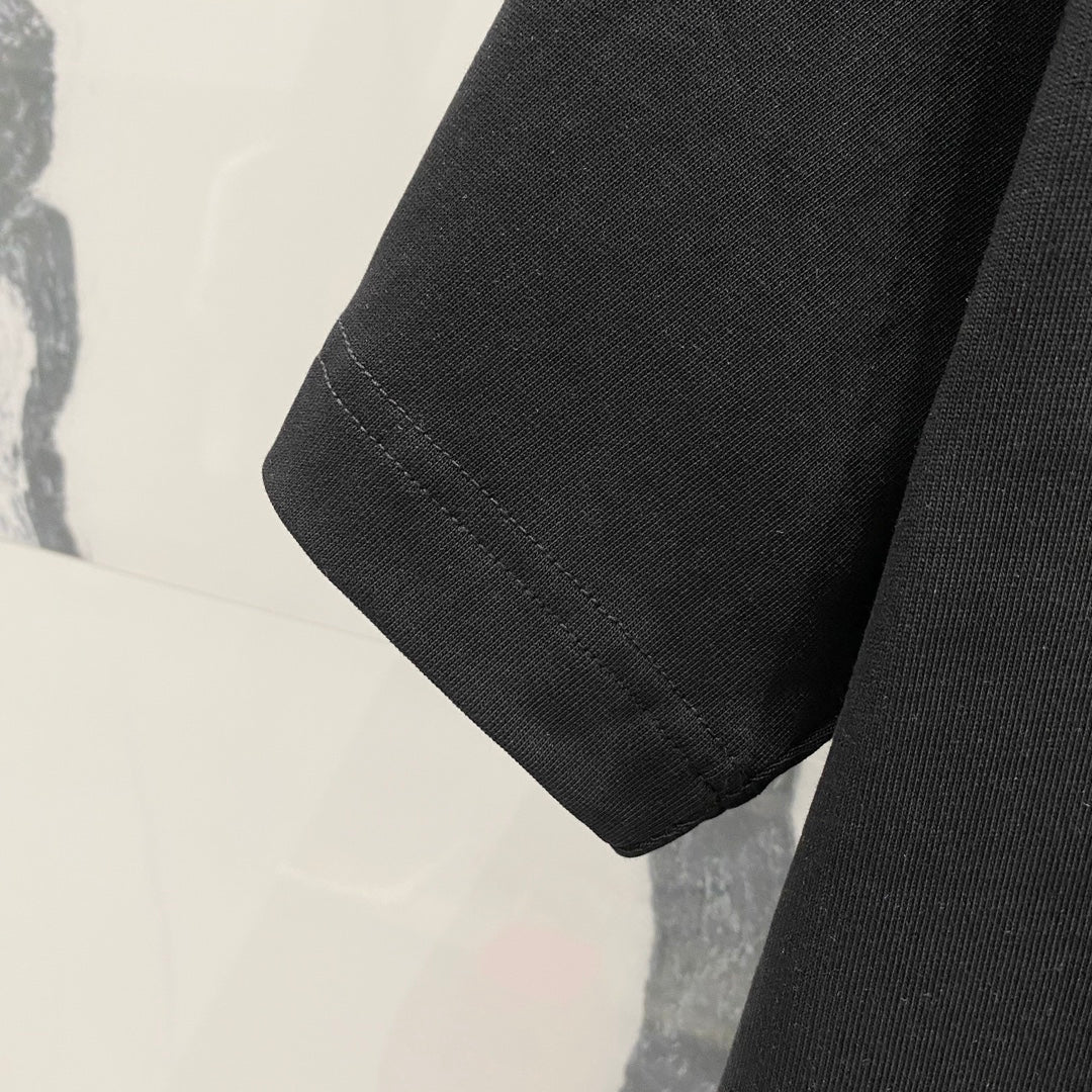 Fashion patch cotton T-shirt