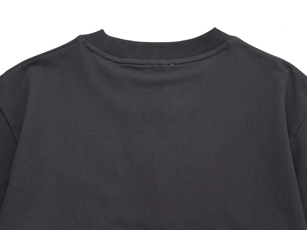 Embroidered cotton T-shirt