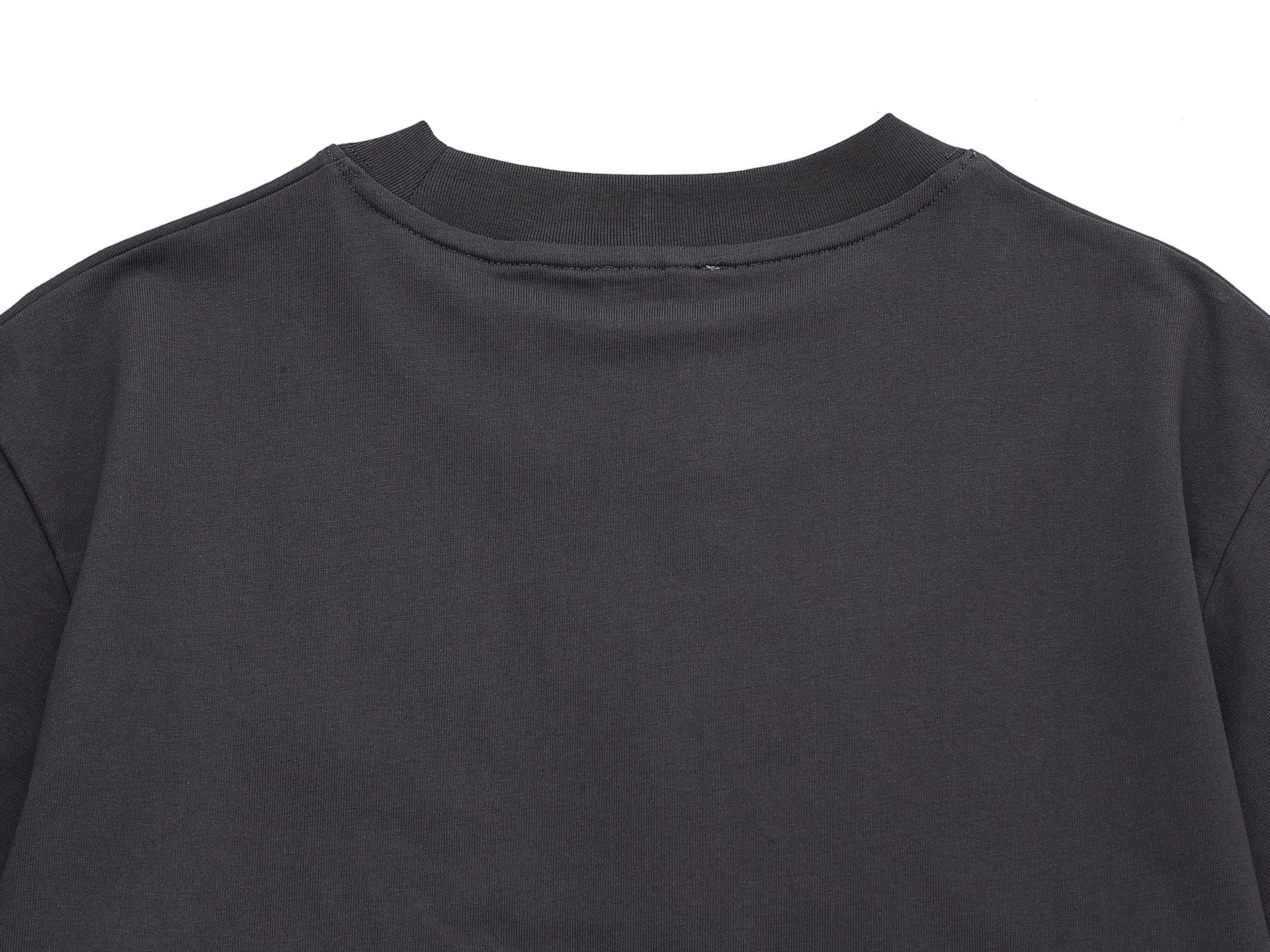 Embroidered cotton T-shirt