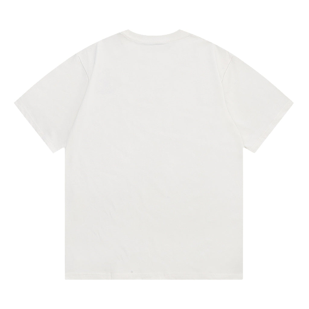 Embroidered cotton T-shirt