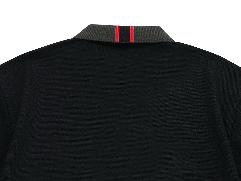 Cotton printed polo shirt