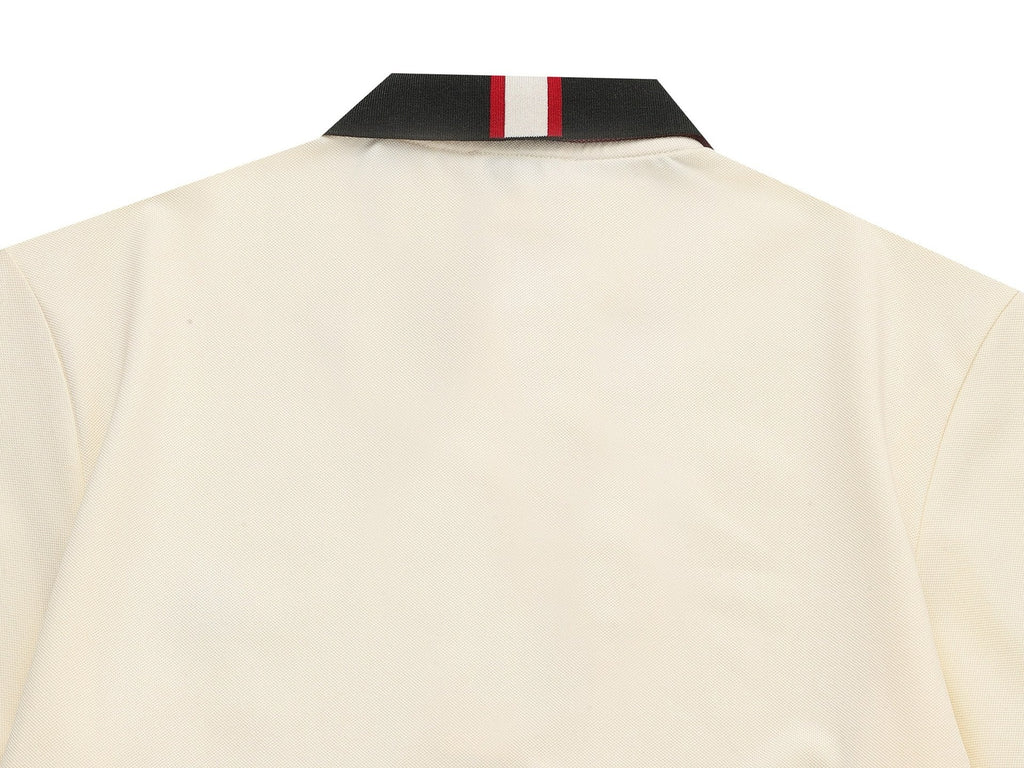 Cotton printed polo shirt