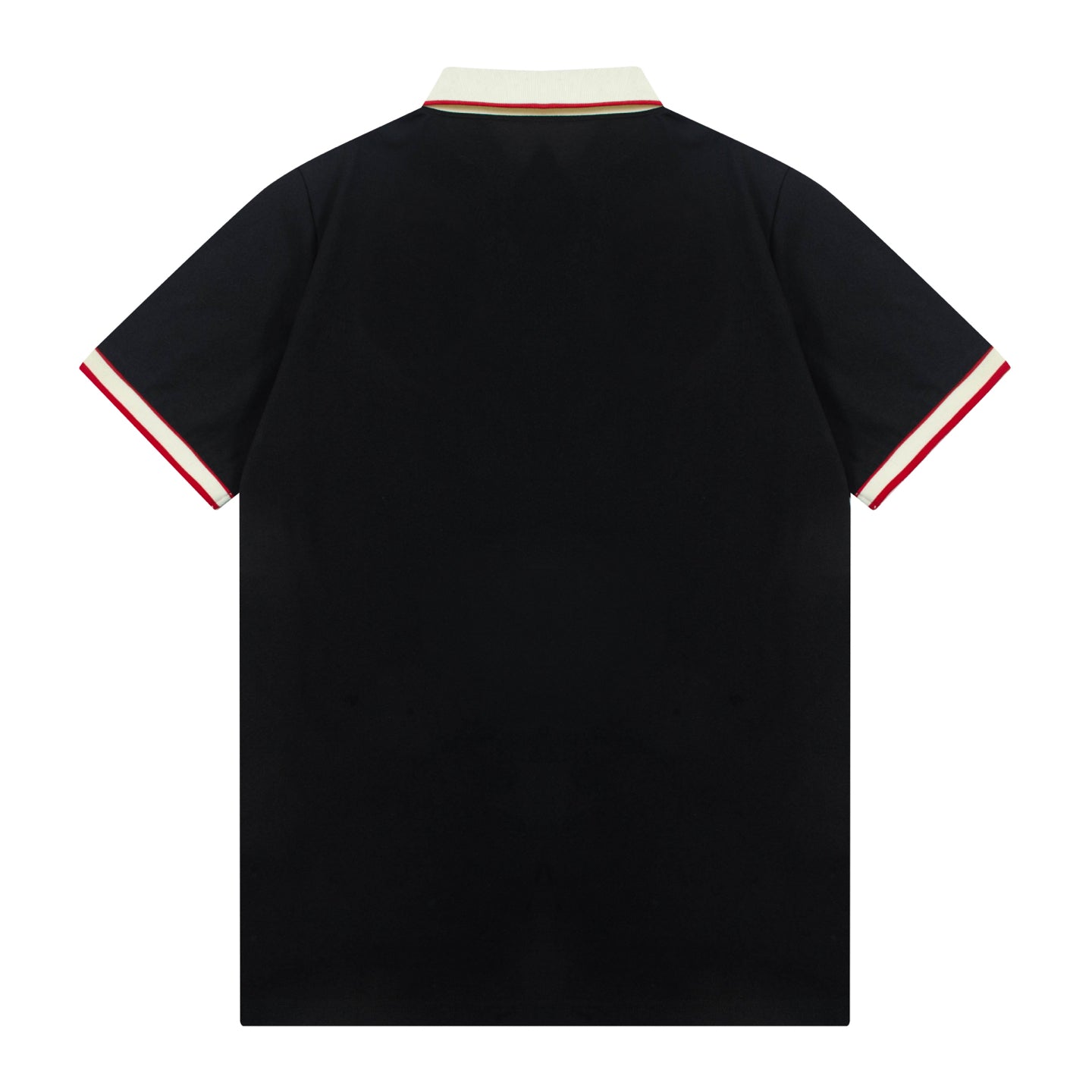 Lapel cotton polo shirt