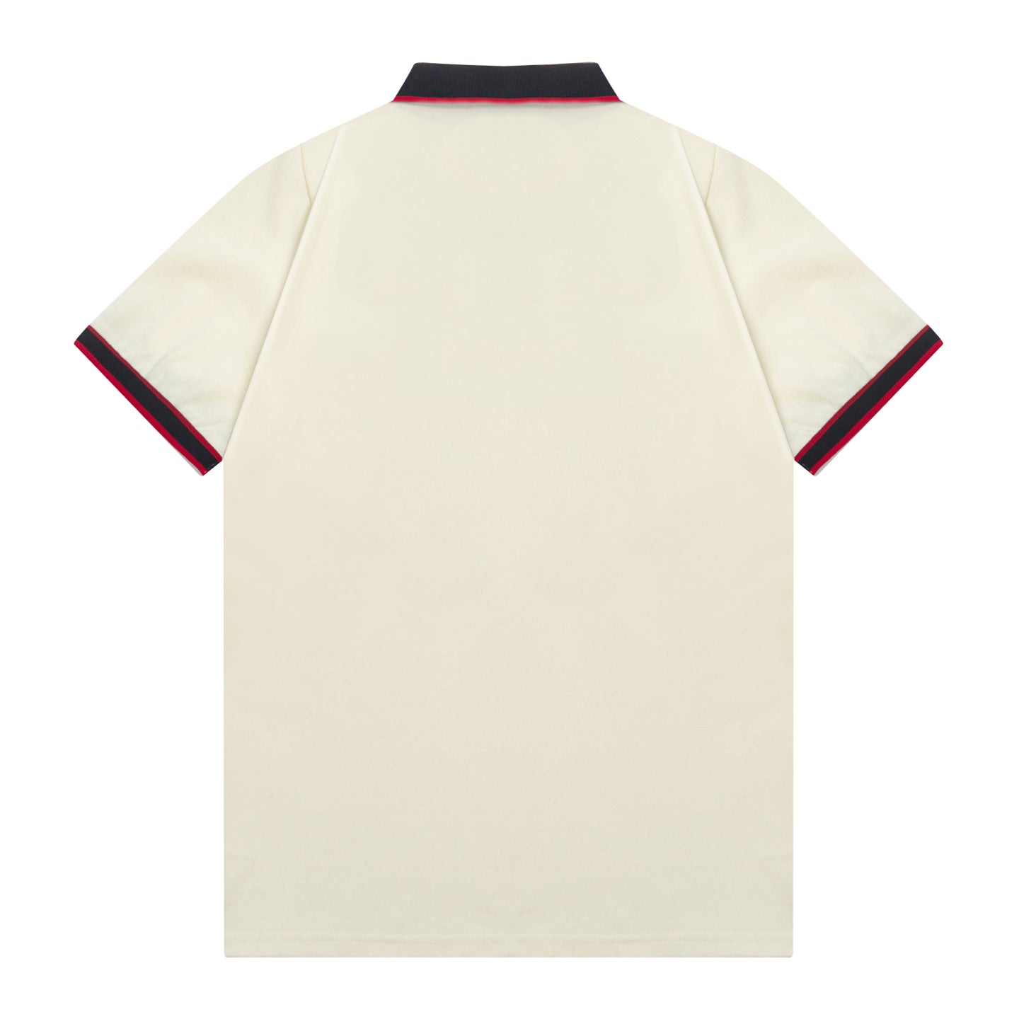 Lapel cotton polo shirt