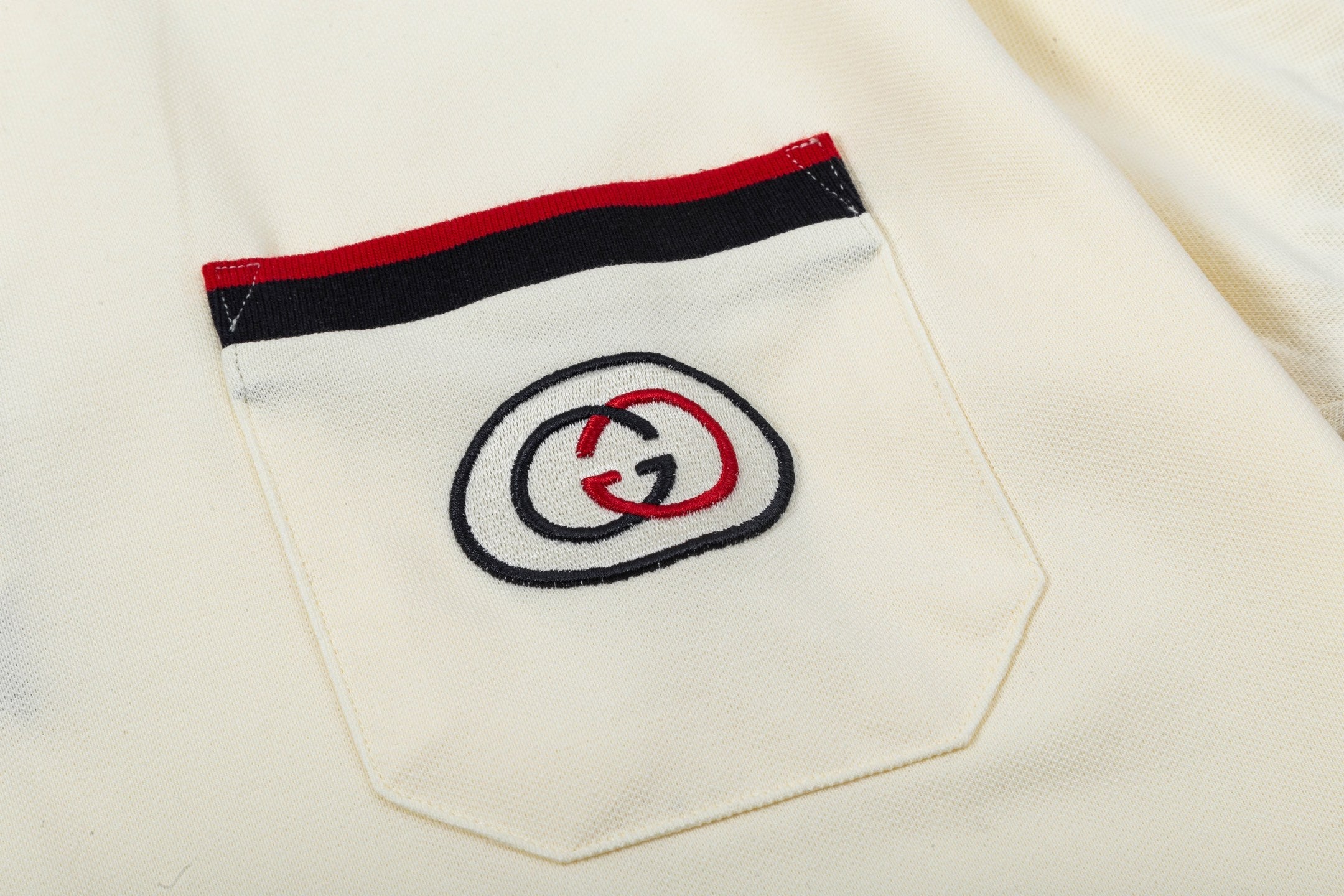 Lapel cotton polo shirt