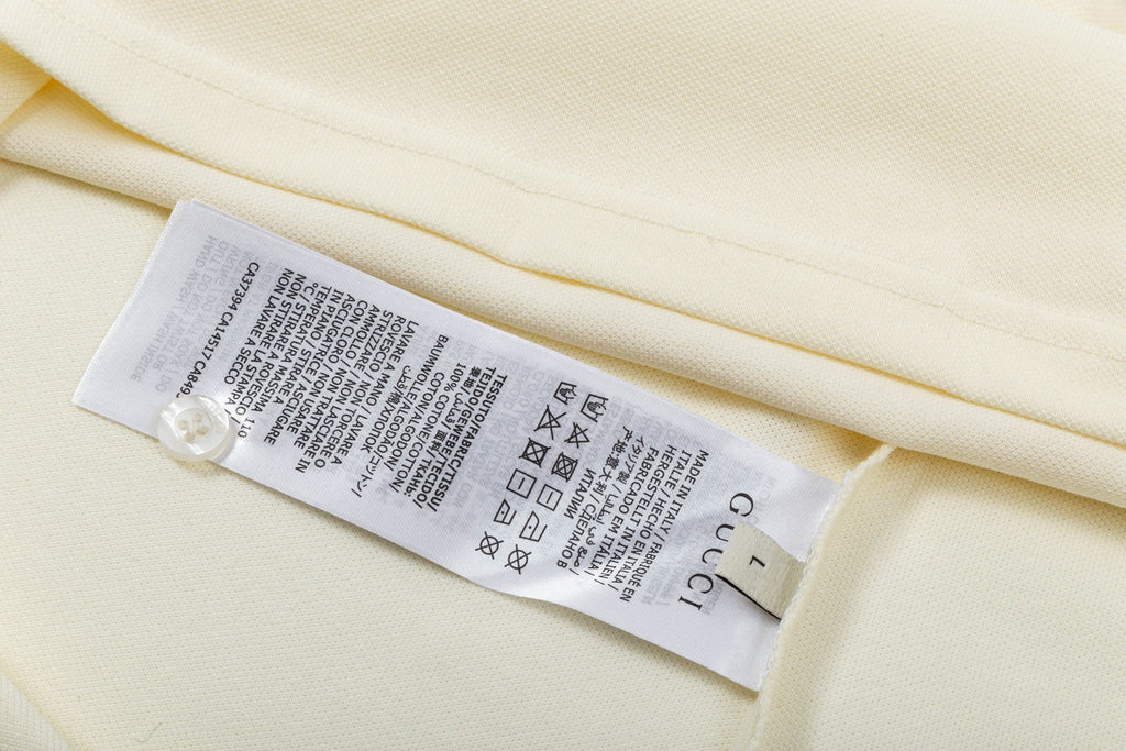 Lapel cotton polo shirt