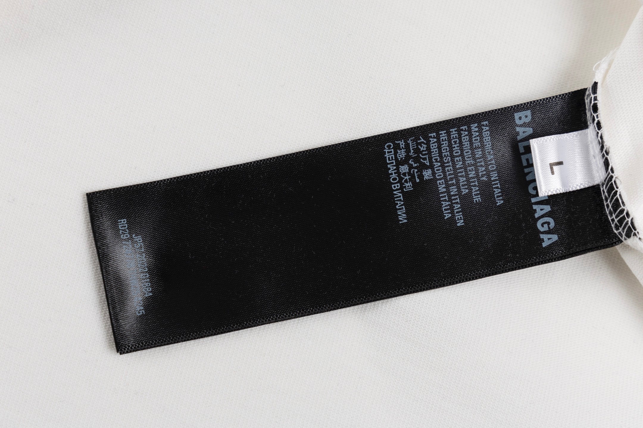 Foamed round neck printed cotton T-shirt