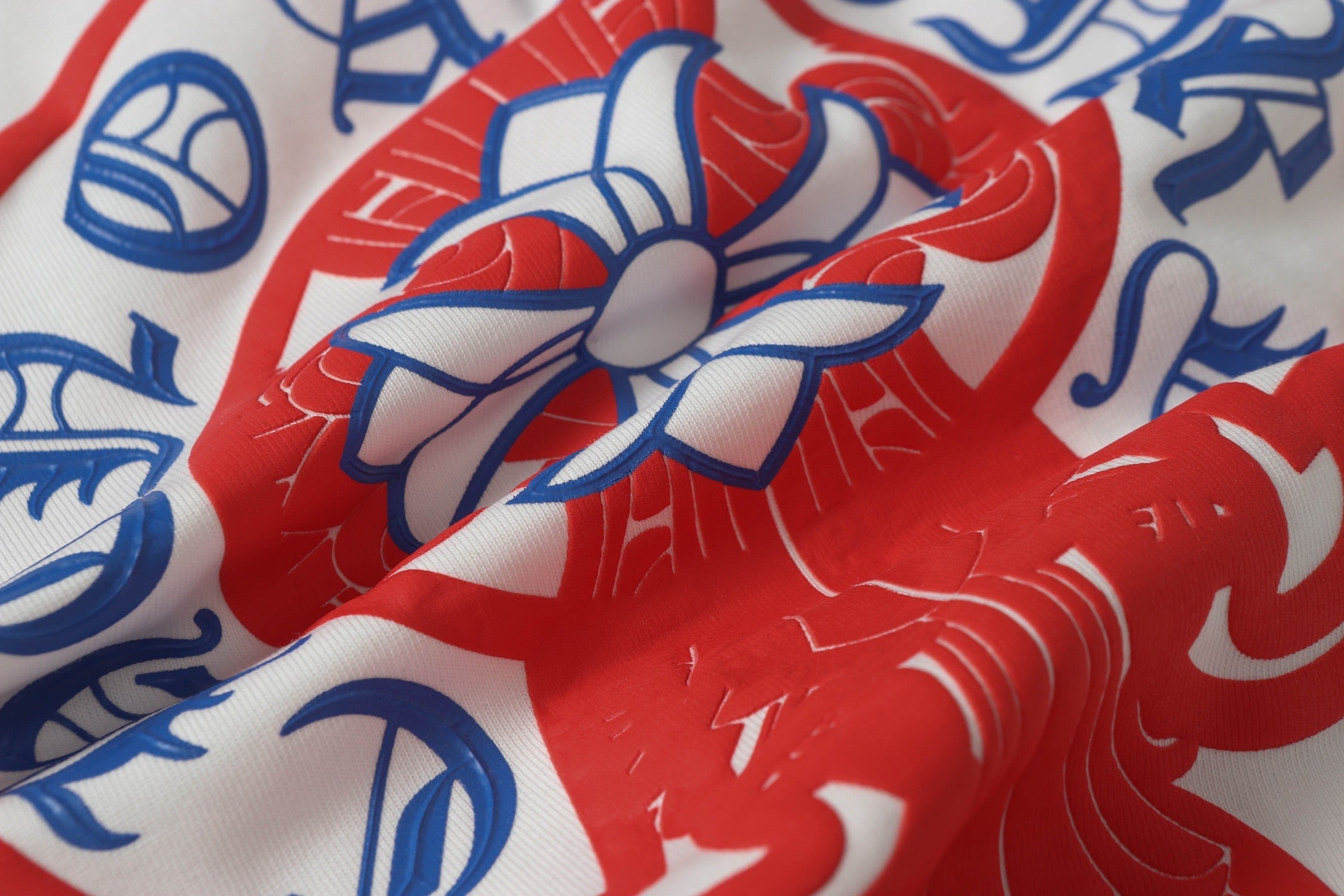 Bubble crew neck printed T-shirt