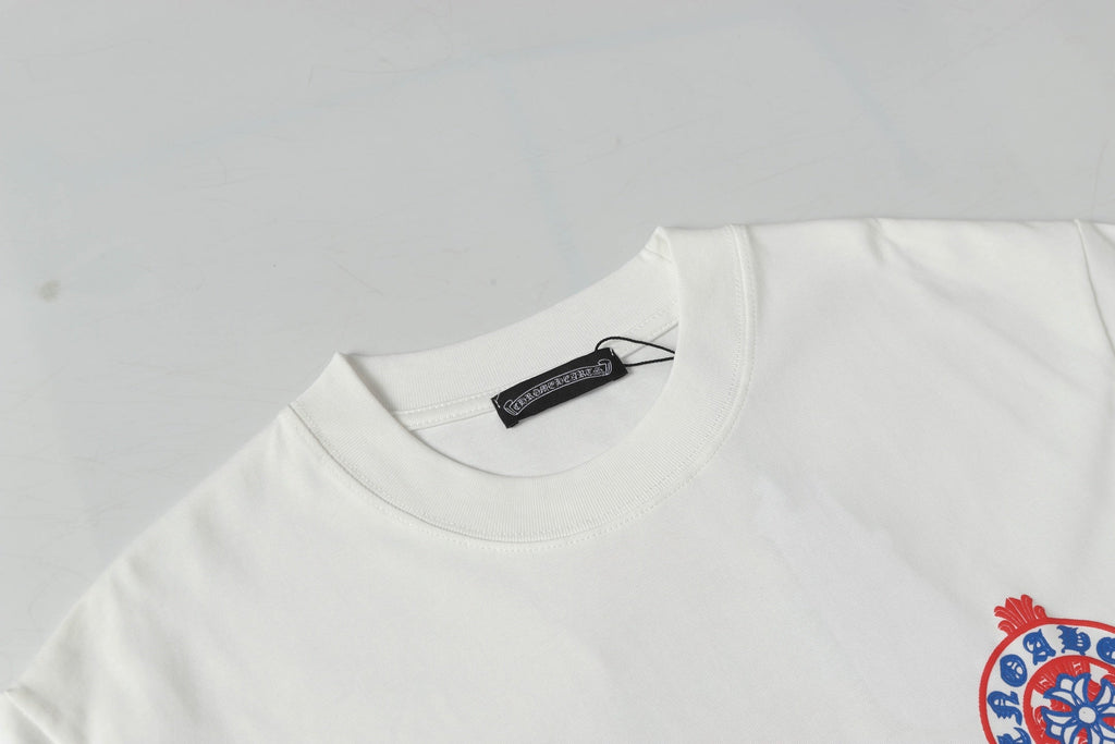 Bubble crew neck printed T-shirt