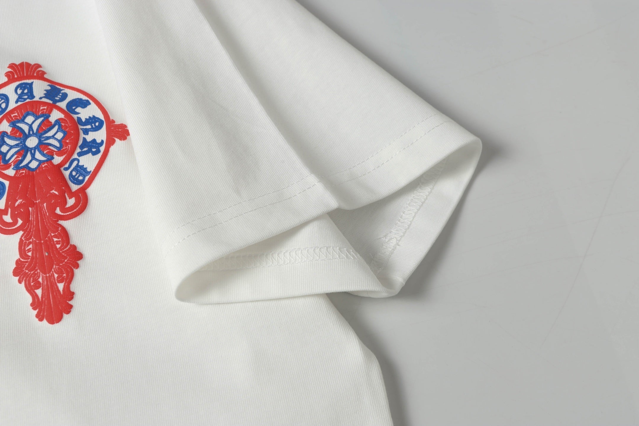 Bubble crew neck printed T-shirt