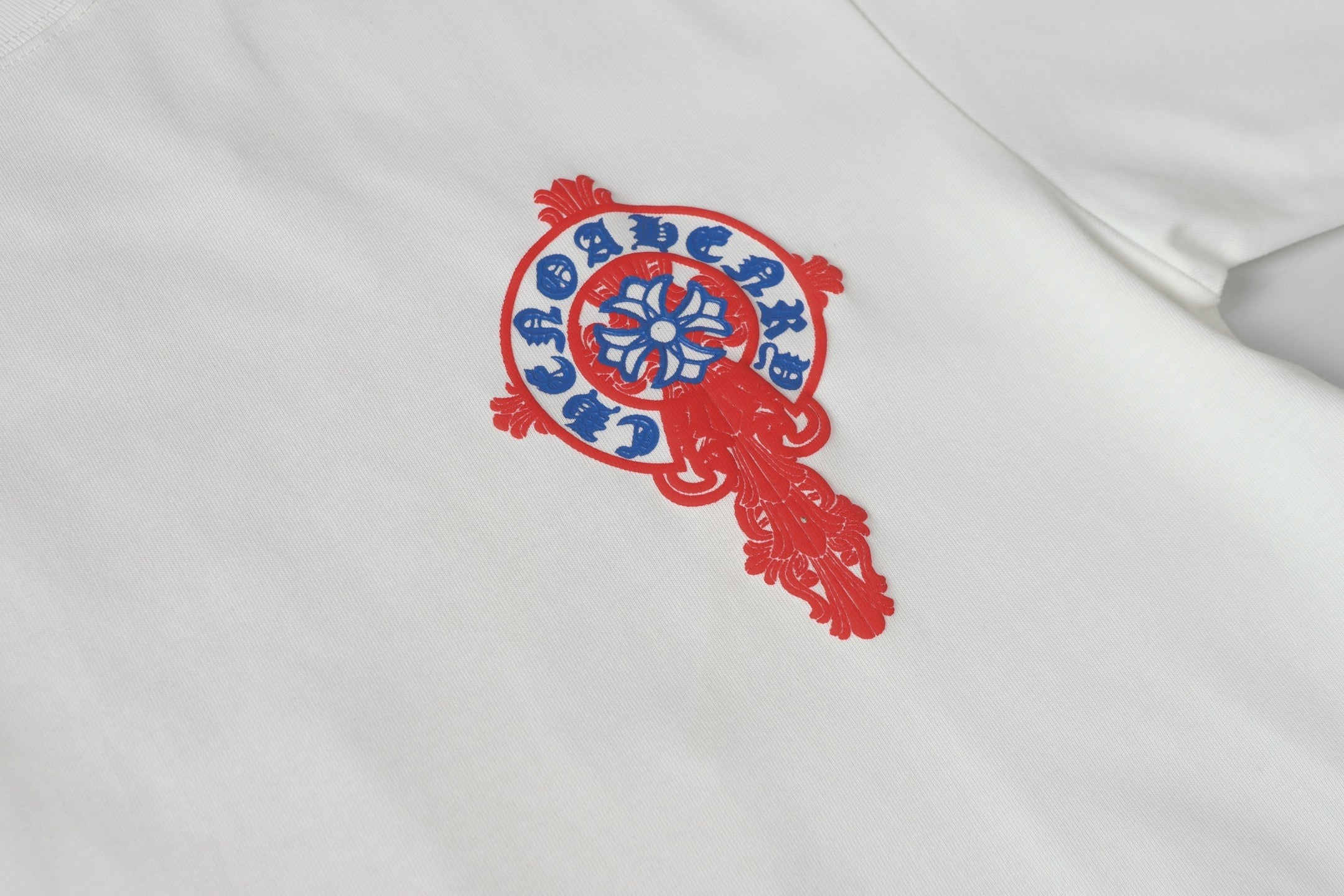 Bubble crew neck printed T-shirt