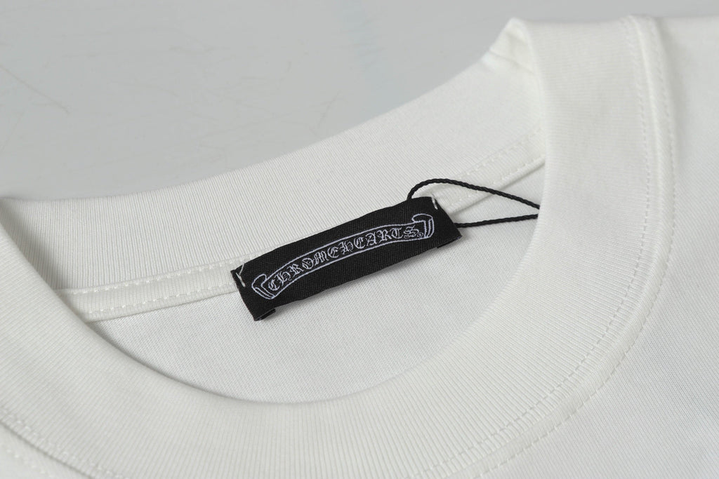 Bubble crew neck printed T-shirt