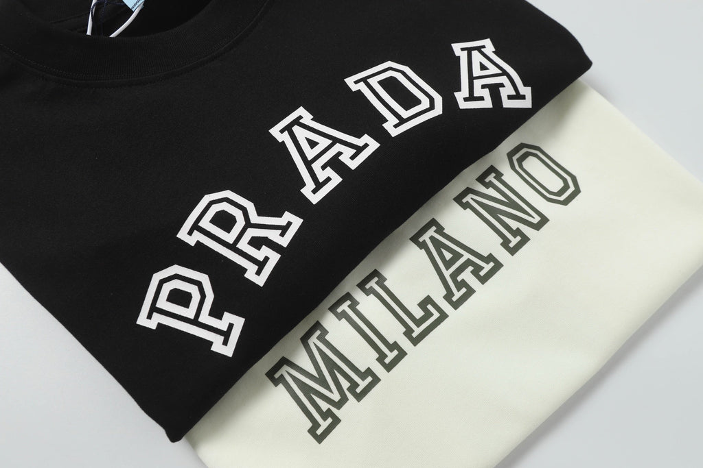 Crew neck cotton T-shirt