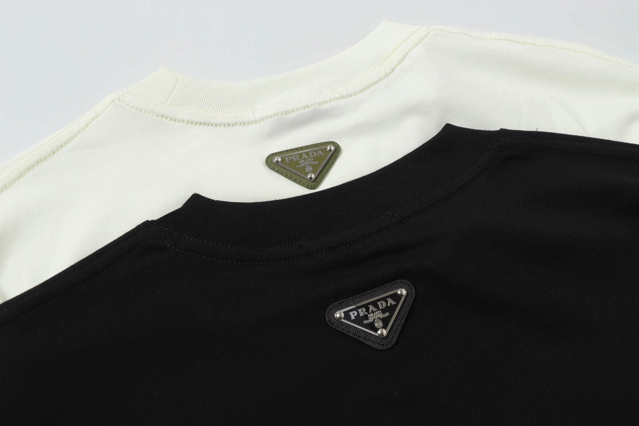 Crew neck cotton T-shirt