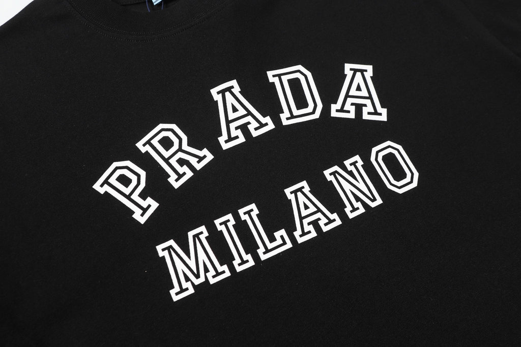 Crew neck cotton T-shirt