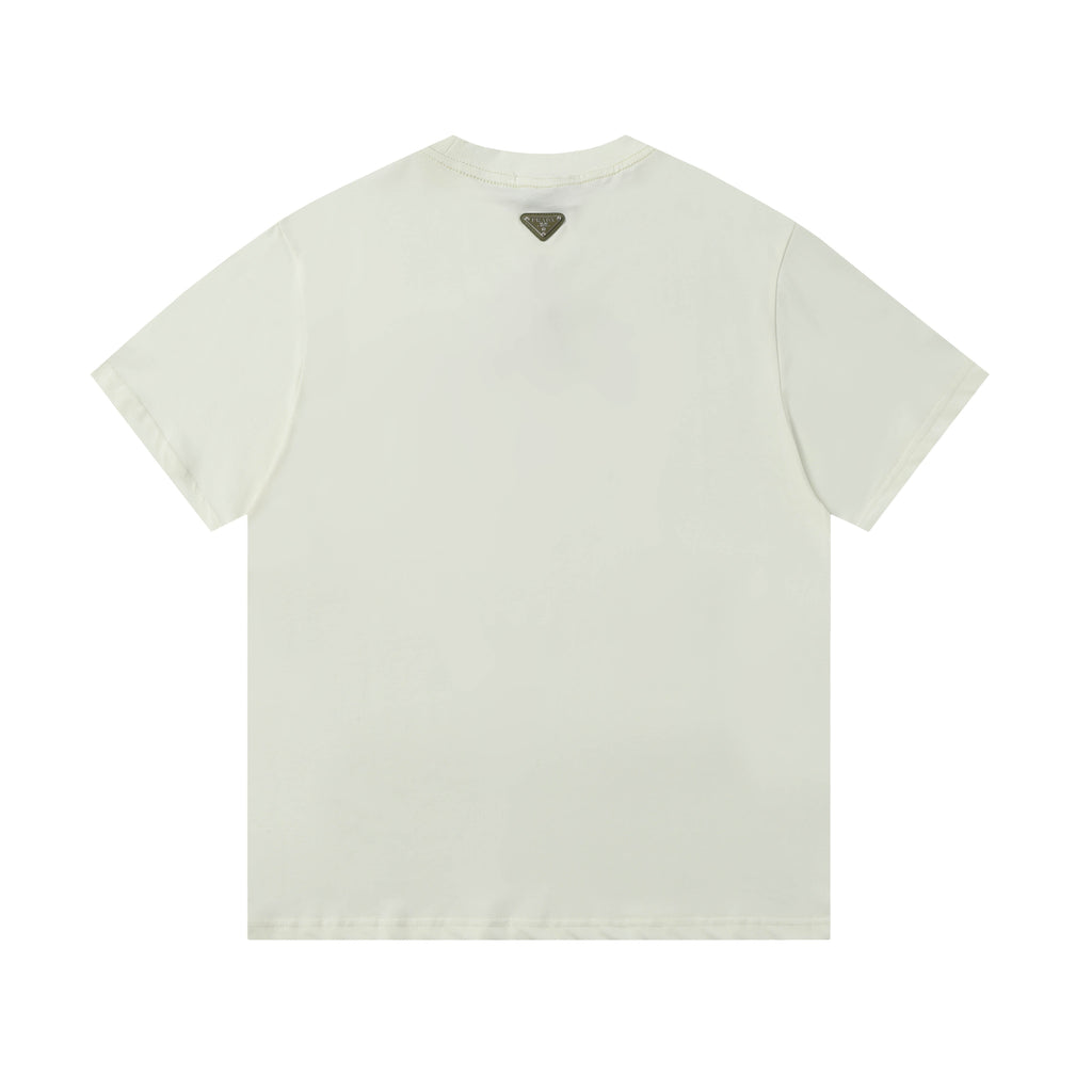Crew neck cotton T-shirt