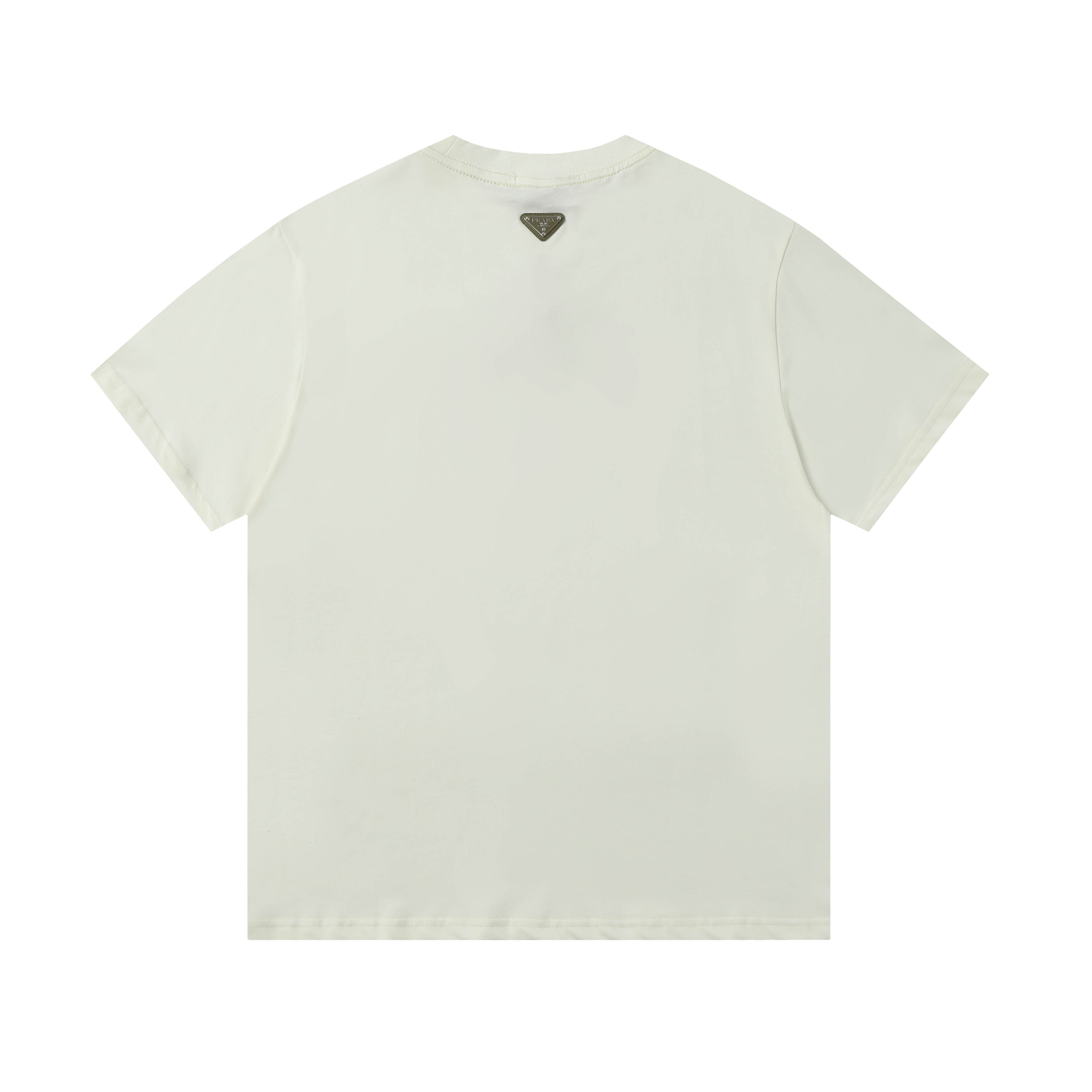 Crew neck cotton T-shirt