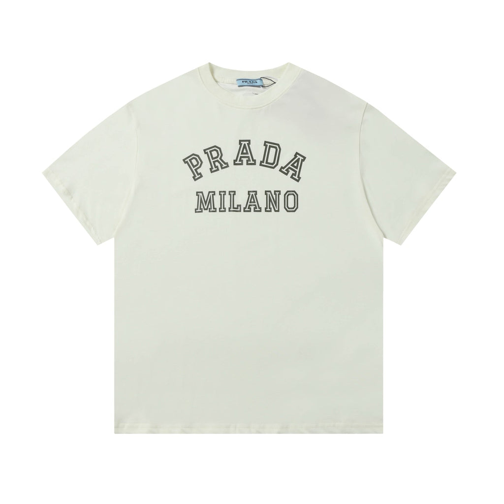 Crew neck cotton T-shirt