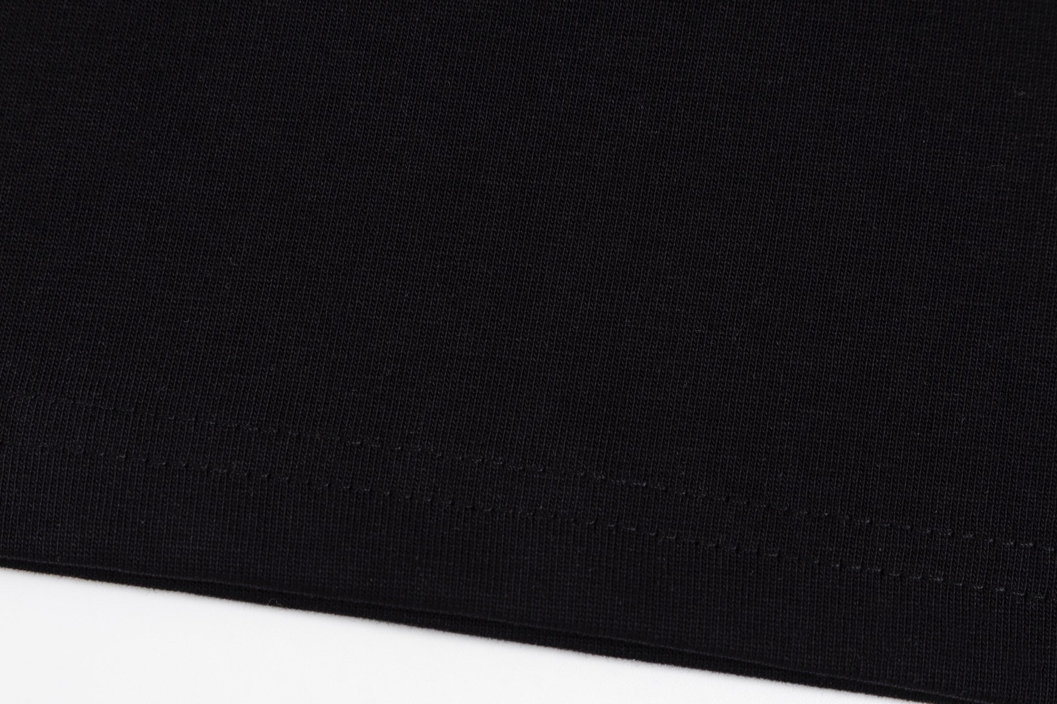 Double-sided embroidered cotton T-shirt