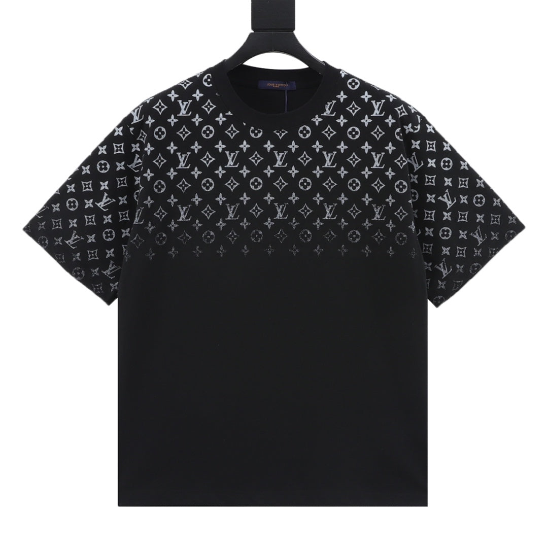 Printed crew neck cotton T-shirt