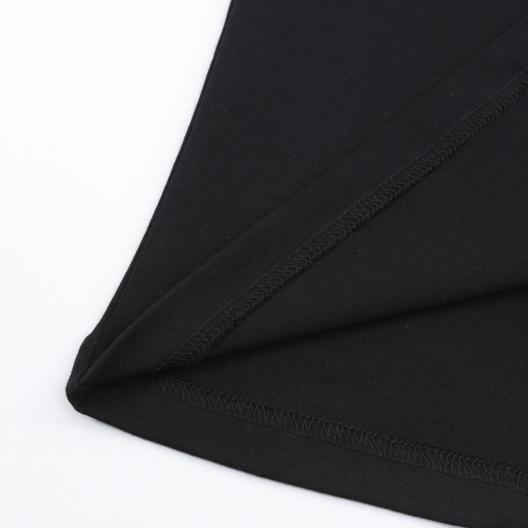 Printed crew neck cotton T-shirt