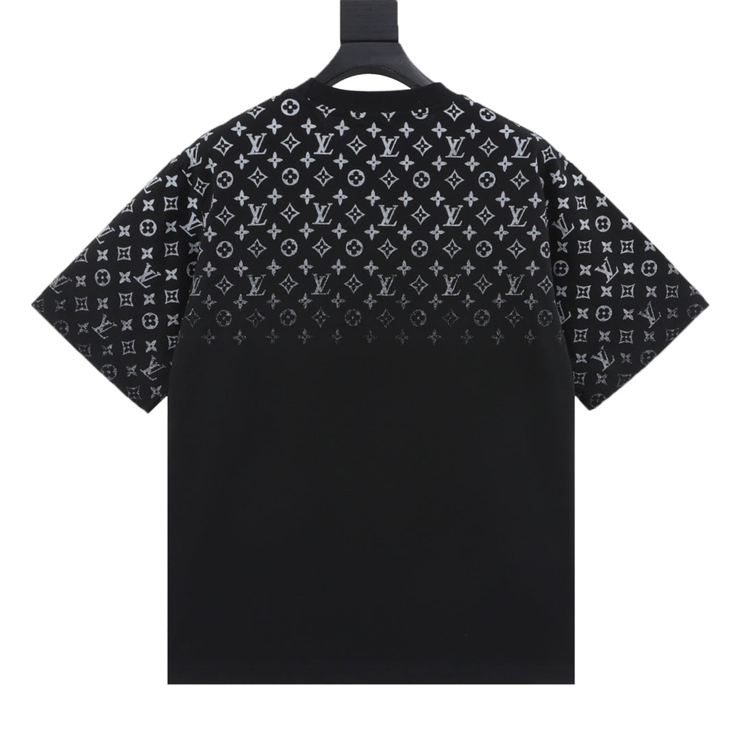 Printed crew neck cotton T-shirt