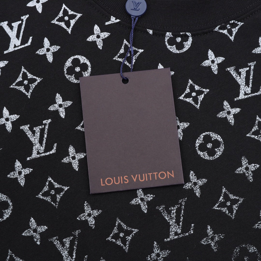 Printed crew neck cotton T-shirt