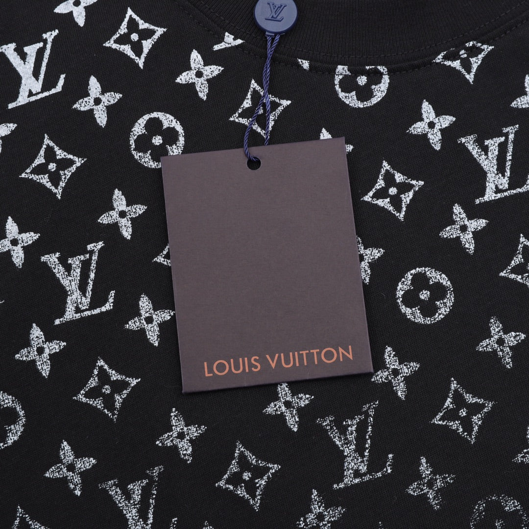 Printed crew neck cotton T-shirt