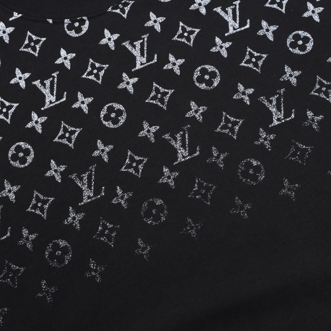 Printed crew neck cotton T-shirt