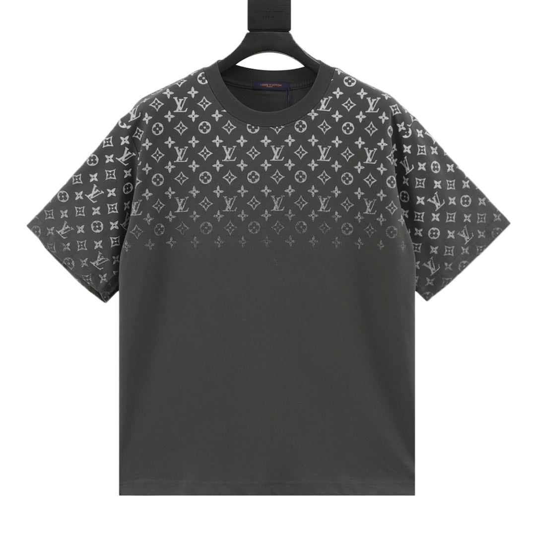 Printed crew neck cotton T-shirt