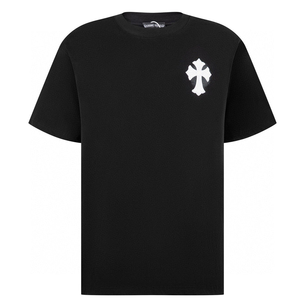 Double-sided embroidered T-shirt