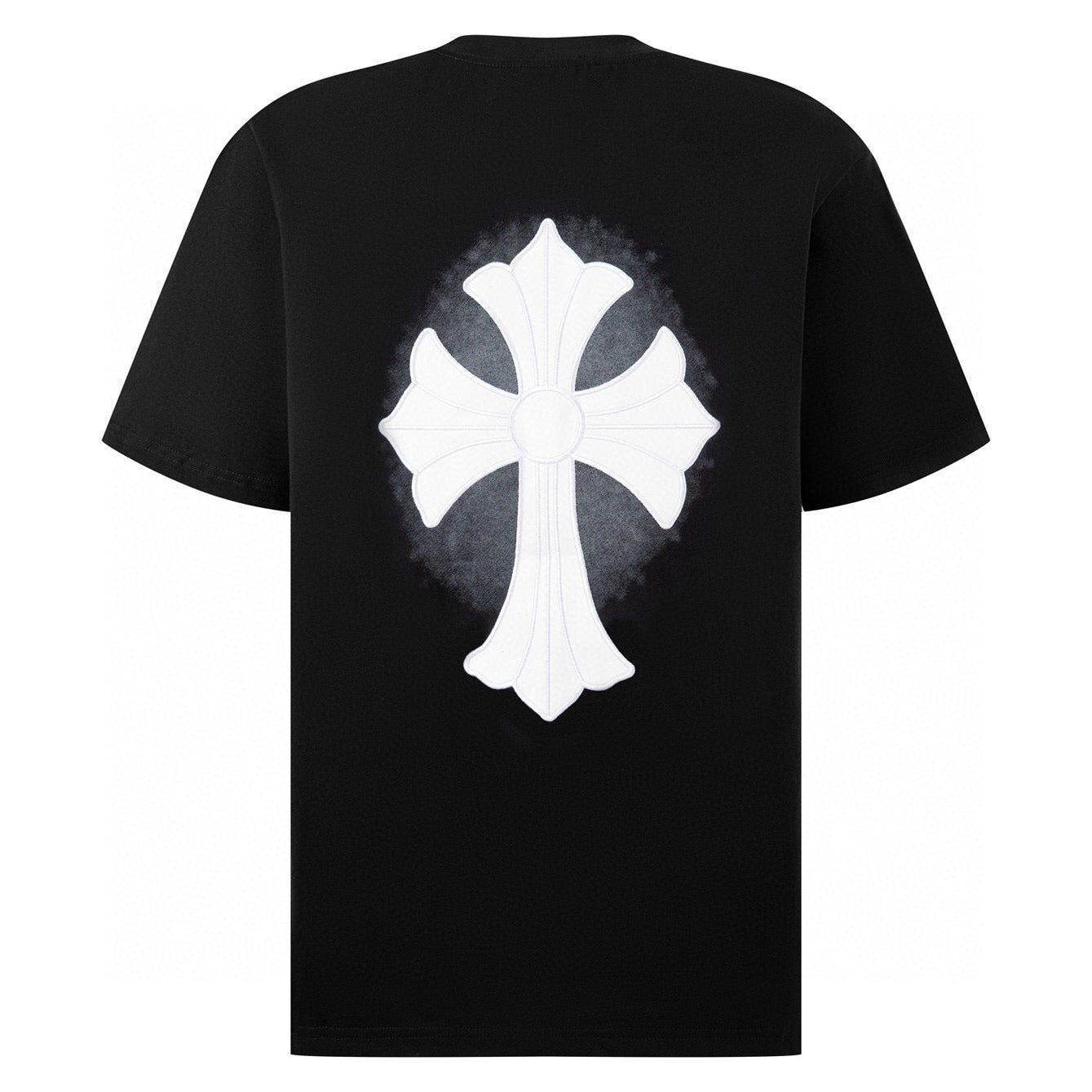 Double-sided embroidered T-shirt