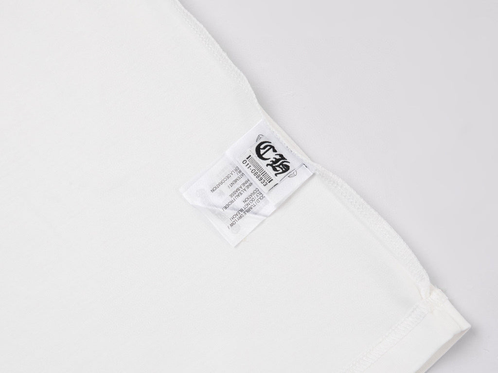 Double-sided embroidered T-shirt