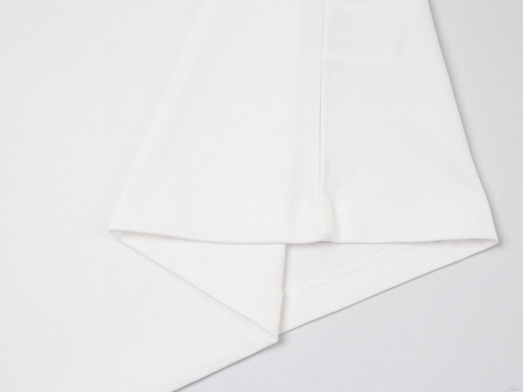 Double-sided embroidered T-shirt