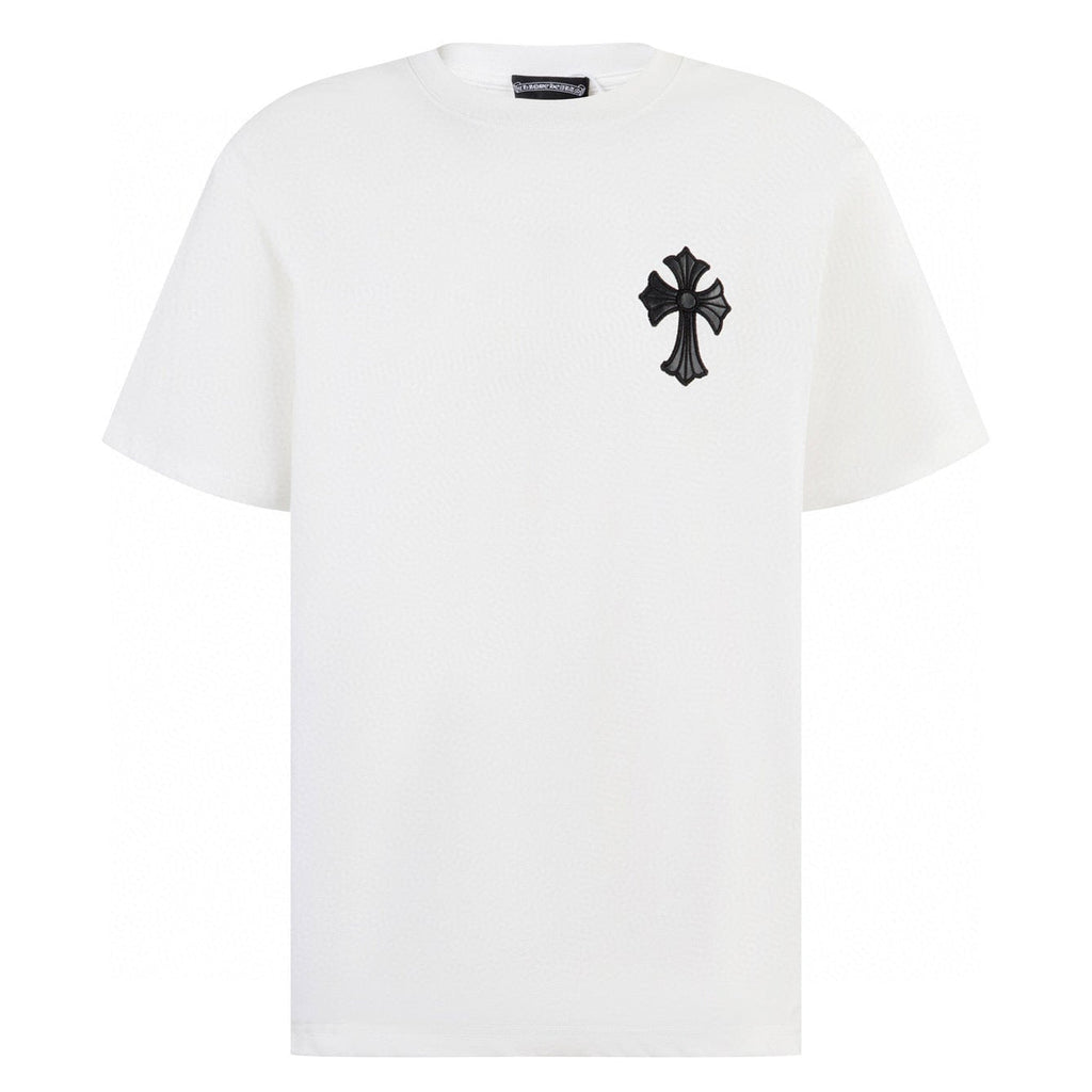 Double-sided embroidered T-shirt