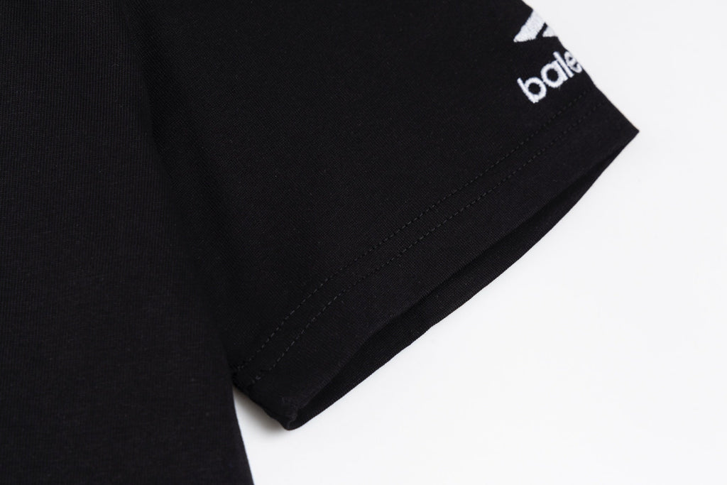 Embroidered crew neck cotton T-shirt