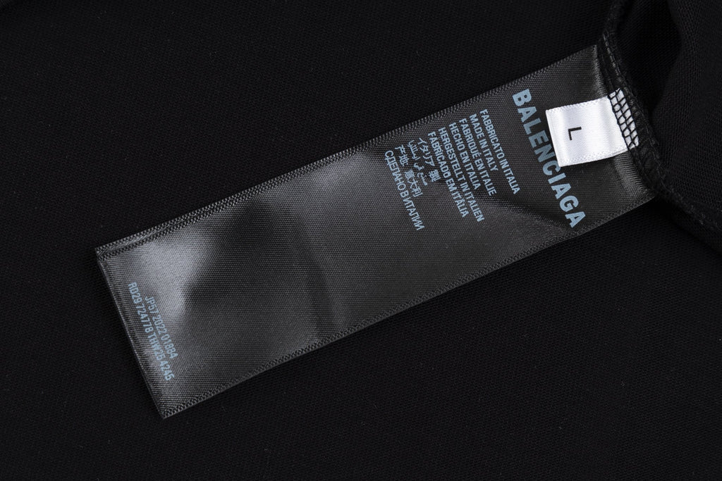 Embroidered crew neck cotton T-shirt