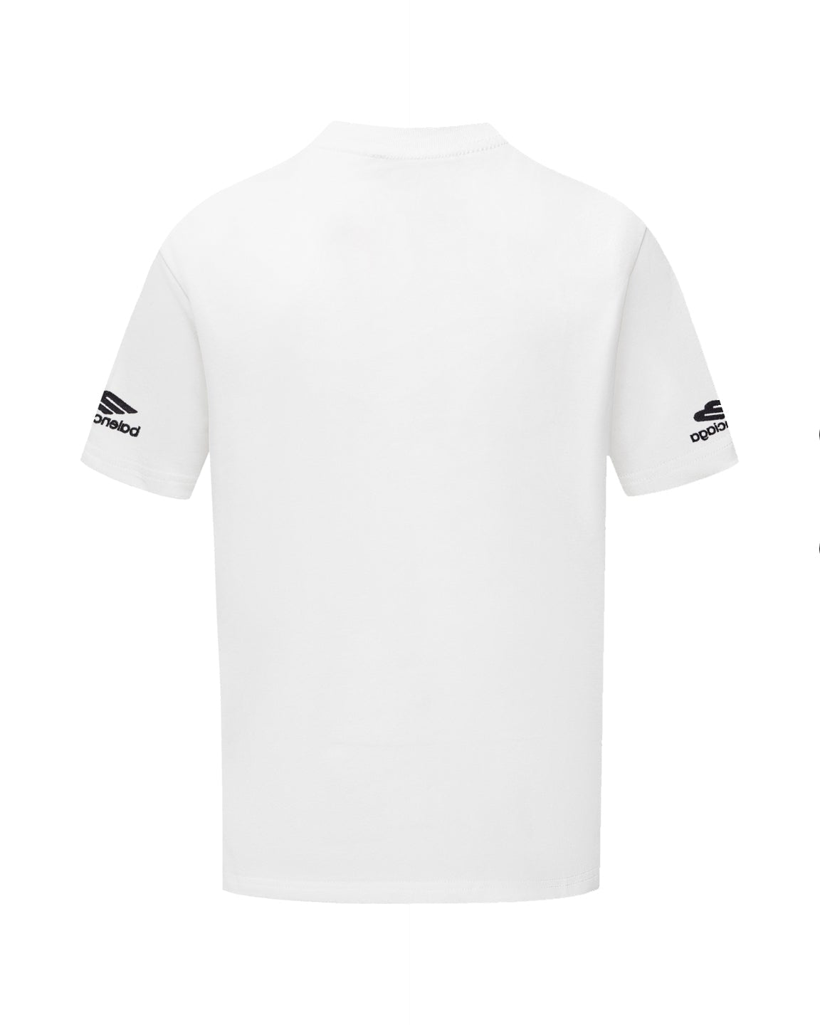 Embroidered crew neck cotton T-shirt