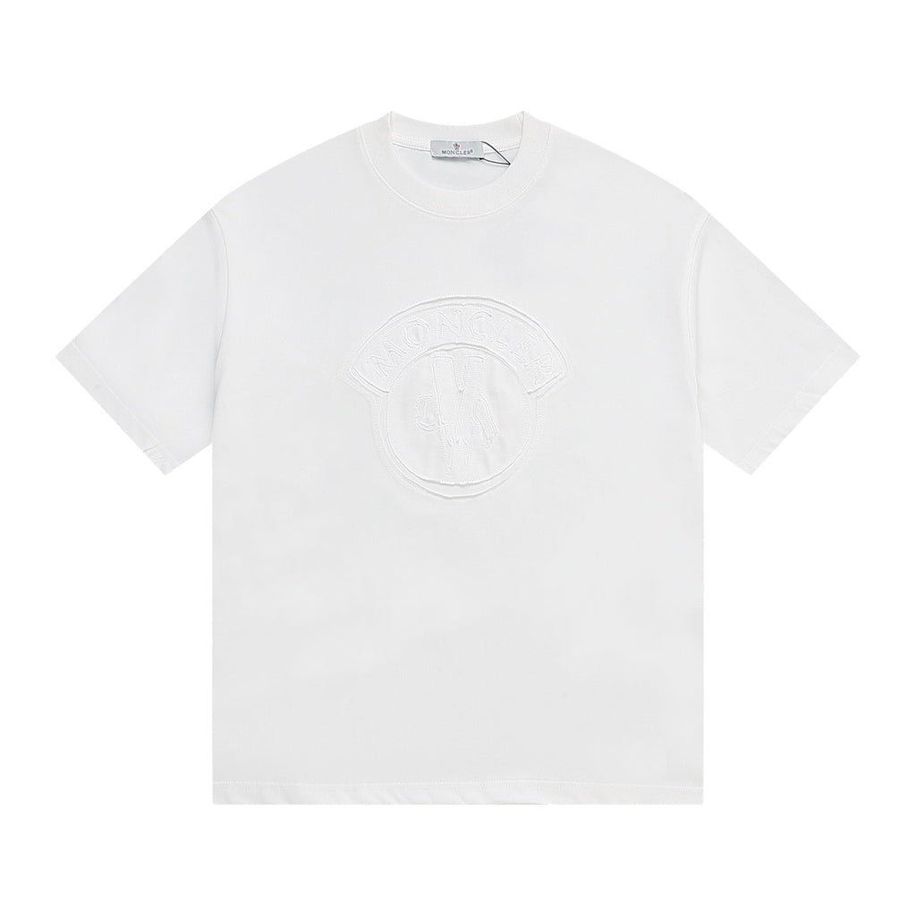 Patch Embroidered Cotton T-Shirt