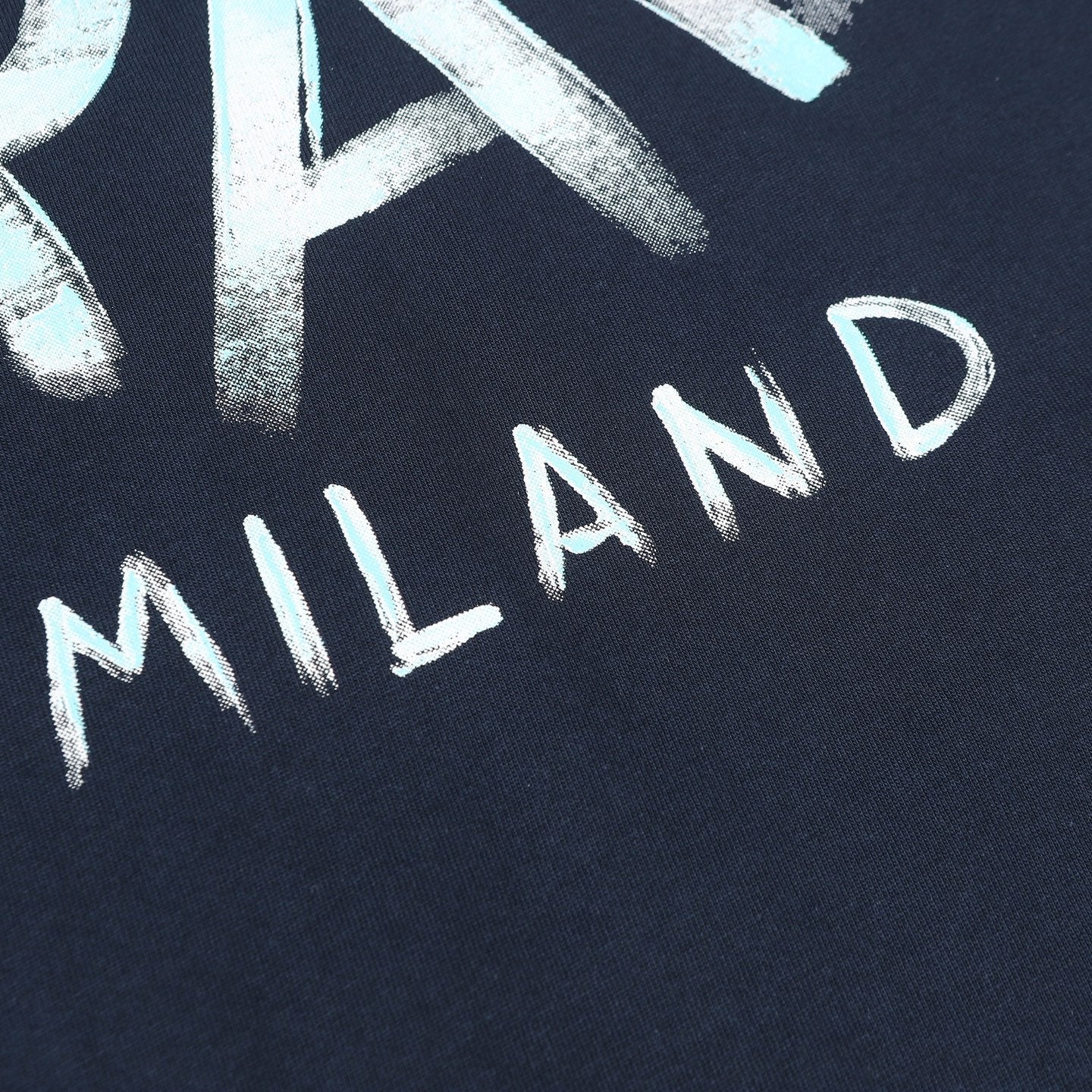 Printed crew neck cotton T-shirt